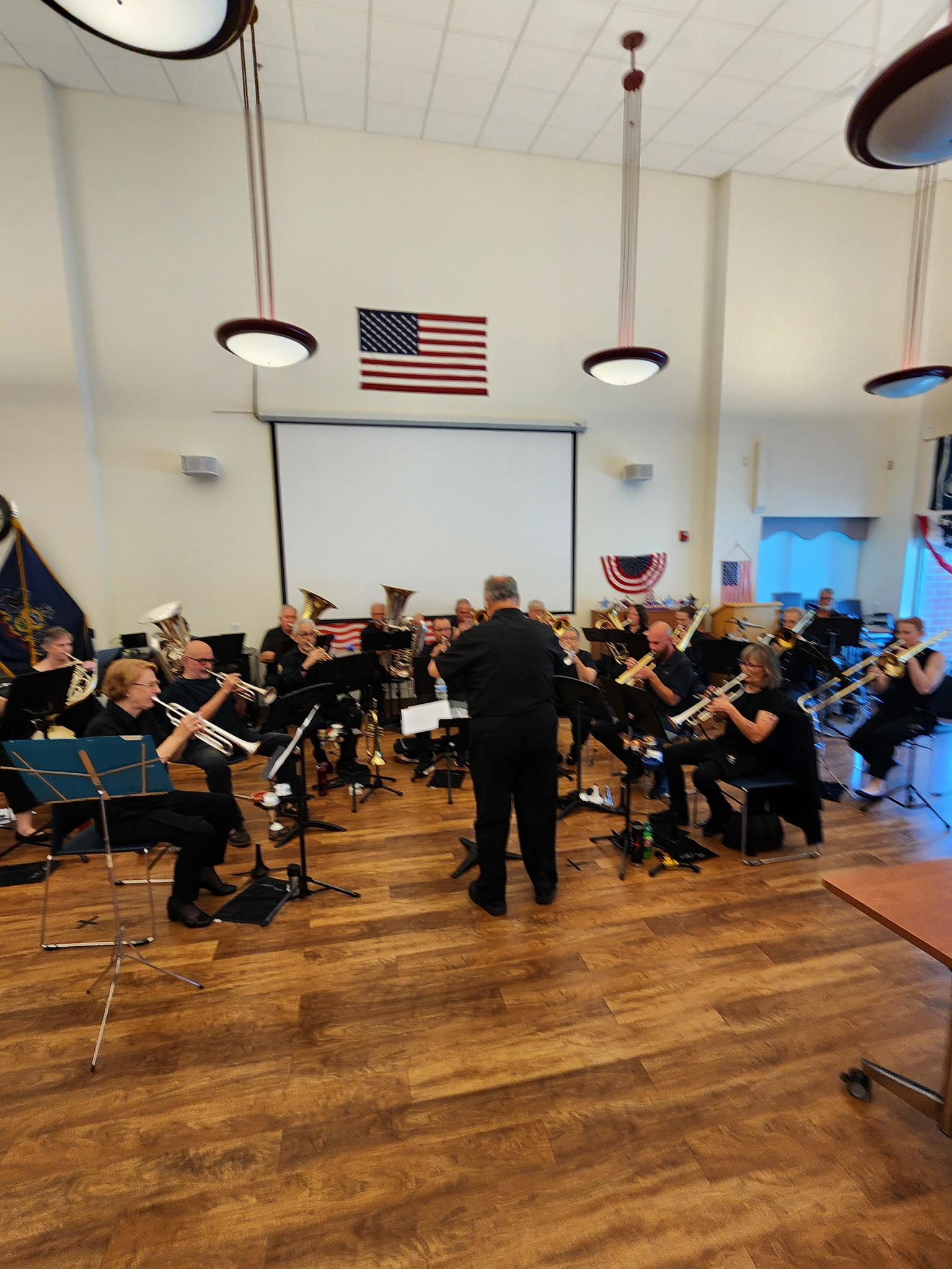 A Wing and a Prayer Brass Ensemble performing